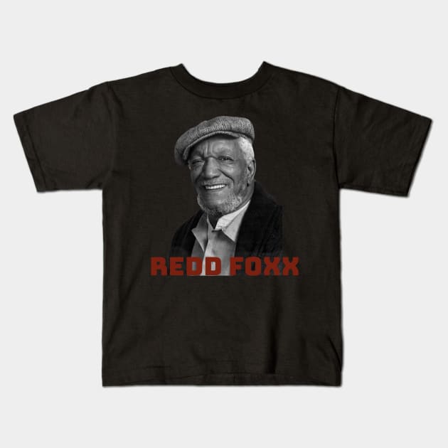 Redd Foxx Kids T-Shirt by DirtyChais